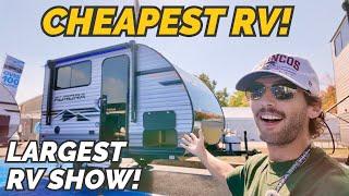 The CHEAPEST RV at America’s LARGEST RV show! 2025 Forest River Aurora 13BHX