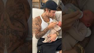 Justin Bieber and His Son Jack blue Bieber ️