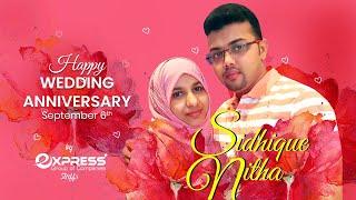 Wedding Anniversary - Years with Love Sidheeque & Nitha.