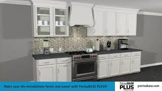 Kitchen Backsplash Installation with PermaBASE PLUS Cement Board