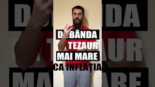 Emisiunea de Tezaur - dobândă peste inflație! #shorts #Tezaur