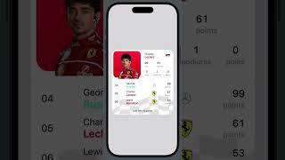 Concept F1 Cards with SwiftUI! (Favorite Driver) build SwiftUI
