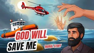 Drowning man | God will save me | Inspirational & Moral story - Zezo Toons