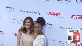 Daisy Fuentes and Holly Robinson Peete at the 18th Annual DesignCare Gala at Sugar Ray Leonards Hous