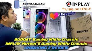 BUDGET Gaming White Chassis | INPLAY Meteor 2 Tempered Glass | UNBOXING & REVIEW