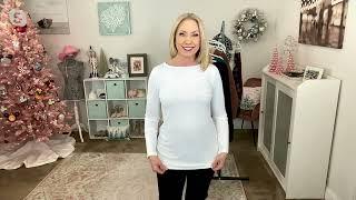 Susan Graver Modern Essentials Set of 2 Liquid Knit Tops on QVC