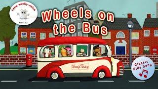 Wheels on the Bus | Little Woolly Vision - Stop-Motion Animated Nursery Rhymes & Kids Songs