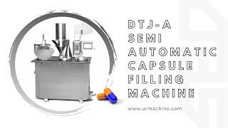 DTJ-A Semi-automatic Capsule Filling Machine - www.urmachine.com