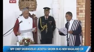 Shurhozelie Liezietsu sworn in as Nagaland CM