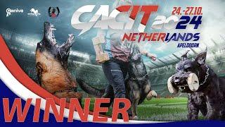 Winner / CACIT Netherlands 2024 / Yulian Hatala / Hype iz Gratsiano / working-dog