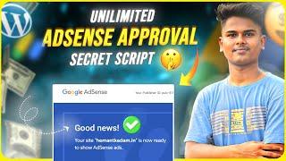 Unlimited  Google AdSense Approval Trick | Unique Game Script Method + Live Proof wordpress blogger