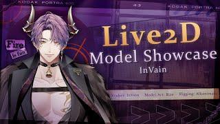 【LIVE2D Model Showcase】InVain (v2.0)  Mafia Bull Vtuber