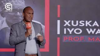 Xuska Taariikhda iyo waxsoosaarkii Professor Tuuryare