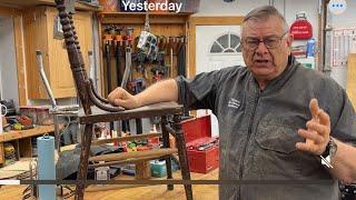 Turning Parts for an Antique Chair:  Chapter 123