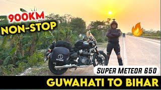 900 Km Non Stop Guwahati To Bihar On My Super Meteor 650 | Chain Problem Finish