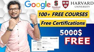 5000$ free courses online with certificates 2022 | free courses online | coursera free courses