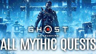 GHOST OF TSUSHIMA All Mythic Quests (Mythic Tales) PS4 PRO 1080p HD