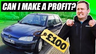 Can I Turn A £100 Car Into BIG Profit?