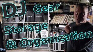 Reorganizing My DJ Gear Storage Shelves & An Equipment Tour - How Do You Store Your Stuff?