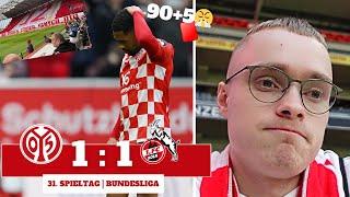 1.FSV Mainz 05 - 1.FC Köln | STADIONVLOG | Absolute Bruchshow in der Nachspielzeit…️