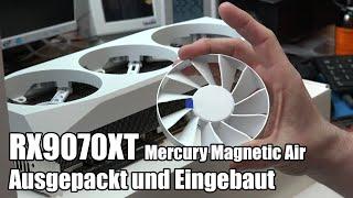 Crackys Bastelnacht - XFX Radeon RX 9070XT Mercury Magnet Air (White) - Auspacken und Einbau