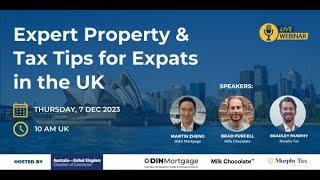 Webinar | Expert Property Tax Tips for Expats in the UK