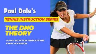 TENNIS SHOT SELECTION; THE DNO THEORY