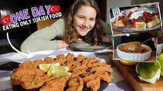 ONE DAY EATING ONLY TURKISH FOOD  // vegan edition 