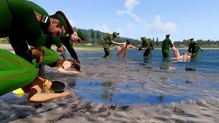 Ruthlessly! Ukrainian girl drowned by Russian general at seaside, saved by US sniper -  ARMA 3