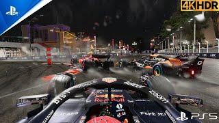 F1 24® PS5 - Stormy Night Rainy LAS VEGAS GP 4K 60FPS ULTRA HD Realistic graphics gameplay - tv pod