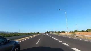 Majorque Espagne Baléares Autoroute Palma vers Inca Gopro / Majorca Highway Palma to Inca Gopro