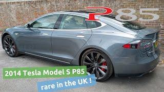 Looking at this stunning 2014 Tesla Model S P85, an 8 year old single motor performance model.