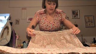June vlogs day 22 - A finished shawl, online shopping problems & baking cookies