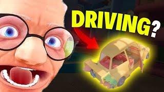 DRIVING GRANNY'S CAR! in NEW UPDATE (I Am Cat VR)