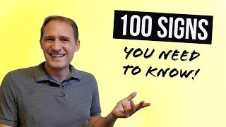 100 Basic Signs You Should Know | Part 1: Starting Conversations in ASL