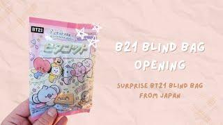 BTS BT21 Japanese Blind Bag | Surprise Stationery Bag Opening