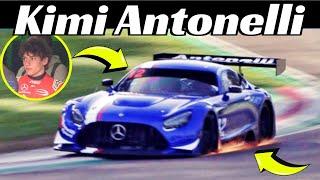 Andrea Kimi Antonelli Testing the Mercedes-AMG GT3 EVO at Imola Circuit - 2024 Kateyama Test Days