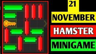 21 November Mini Game 100% Easily Solved Today | Hamster Kombat Mini Game 21 November | Mini Game