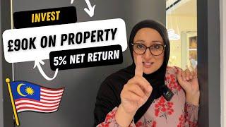 How to invest 90k + on a property in Malaysia | Get 5% net return | apartment + holiday