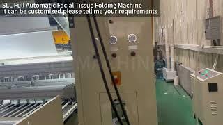 SLL Full Automatic Facial Tissue Paper Folding Machine customized  Napkin Converting Machine Factory