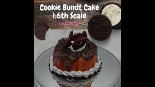 Cookie Bundt Cake 1:6th Scale Mini Clay Food