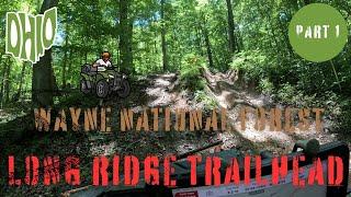 ATV Riding the Wayne National Forest Long Ridge Trailhead - Part 1