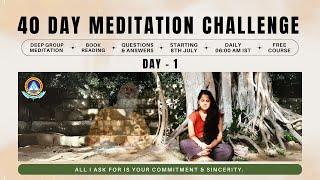 40 Day Meditation Challenge with Nandini | Day 1 Introduction