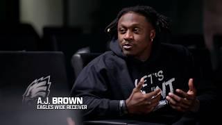 THE INFAMOUS BOOK  A.J. Brown explains his sideline reading incident | NFL Countdown