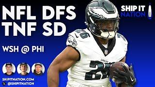 NFL Week 11 TNF Showdown | Commanders @ Eagles | DraftKings DFS Picks, Plays & Process