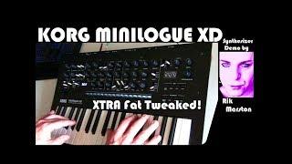 Korg Minilogue XD Xtra Fat Tweaked! Hybrid Analog Digital Synthesizer Rik Marston