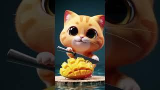“Soft Paws, Sharp Cuts ️”#viral #short #ytshorts #3danimation #cat