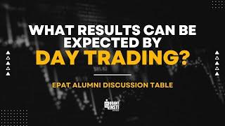 What results can be expected by Day Trading? | EPAT Alumni Table Discussion