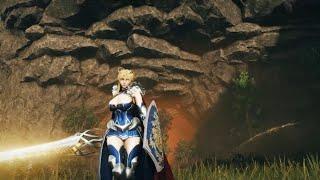 Elden Ring (PC mods) - Artoria Pendragon lancer moveset