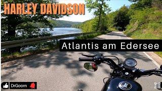 Mit der Harley Davidson nach Edersee Atlantis |HD Sportster 48| DrGoorn Motovlog